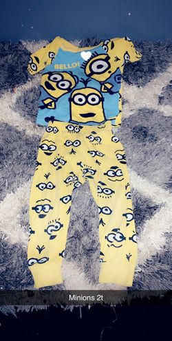 Minions 2t pajamas