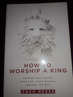 "HOW TO WORSHIP A KING" PAPERBACK BOOK