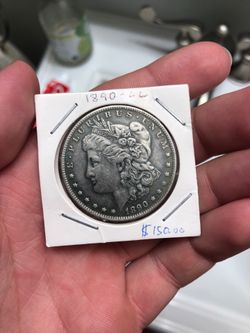 1890 CC Morgan Silver Dollar