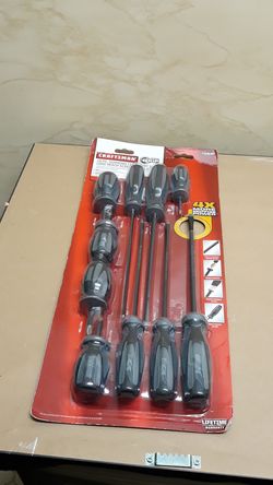 Craftsman Extreme Grip 10-piece Diamond Tip stubby and Long Reach screwdriver set