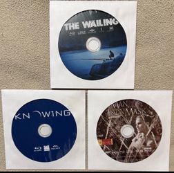 Assorted Blu Ray Movies for sell $4