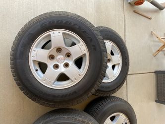 Dodge stock rims and Tires