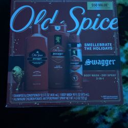 Brand New Body Wash/Shampoo/Body Spray Old Spice Kit 