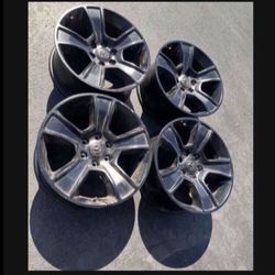 4 — 20x9 6x5.5 6x139.7 Stock Ram 1500 Yukon Tahoe Wheels Rims !!!!!