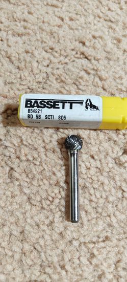 Bassett brand carbide ball nose