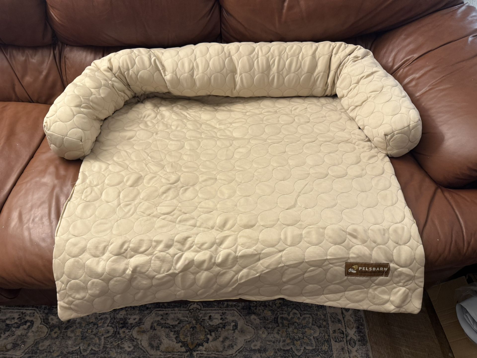 Pelsbarn Cooling Heat Relief Dog Bed Beige