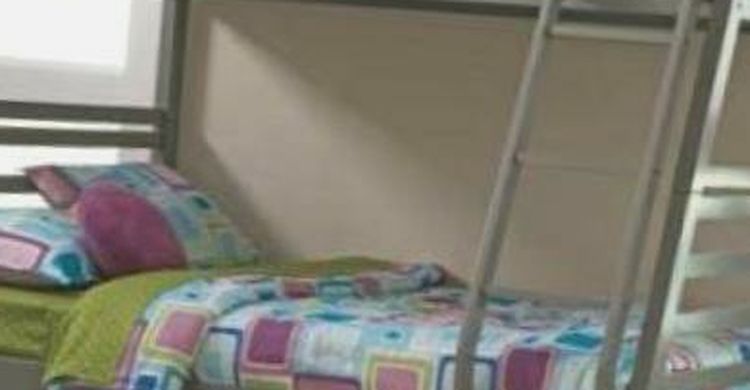 BUNK BEDS Twin Over Full Bunk Bed In Grey FREE MATTRESSES