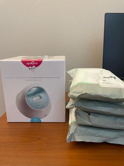 Spectra s1 plus breast pump + storage bags