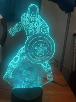 3in1-3D Illusion Night Light for Kids 7 Colors with Remote-