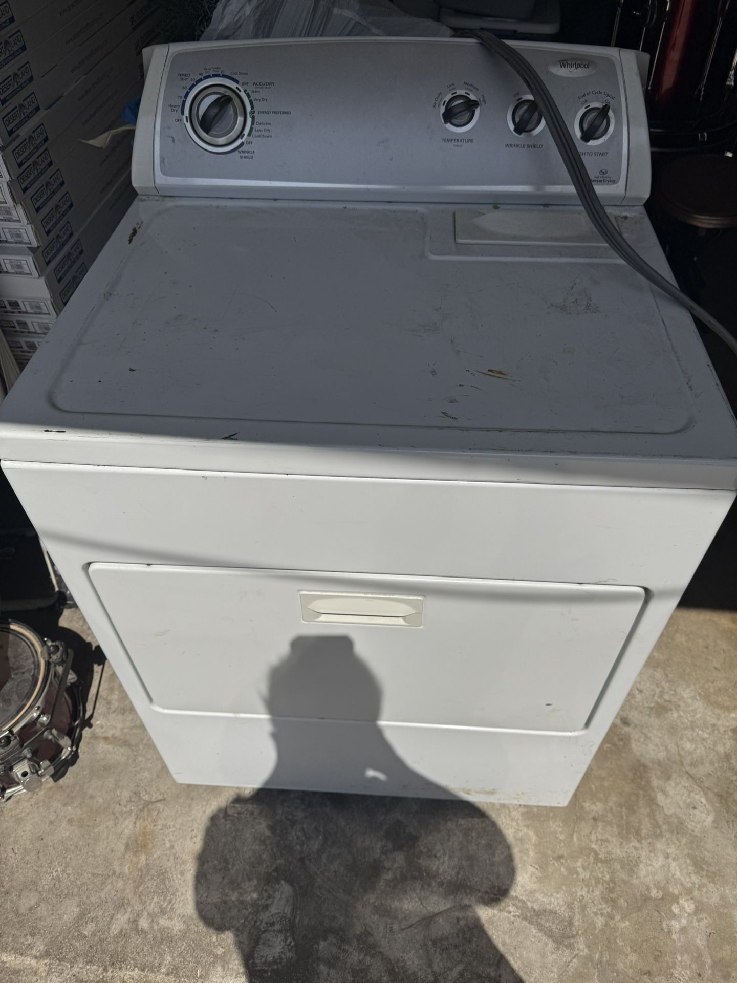 Dryer And Mini Fridge