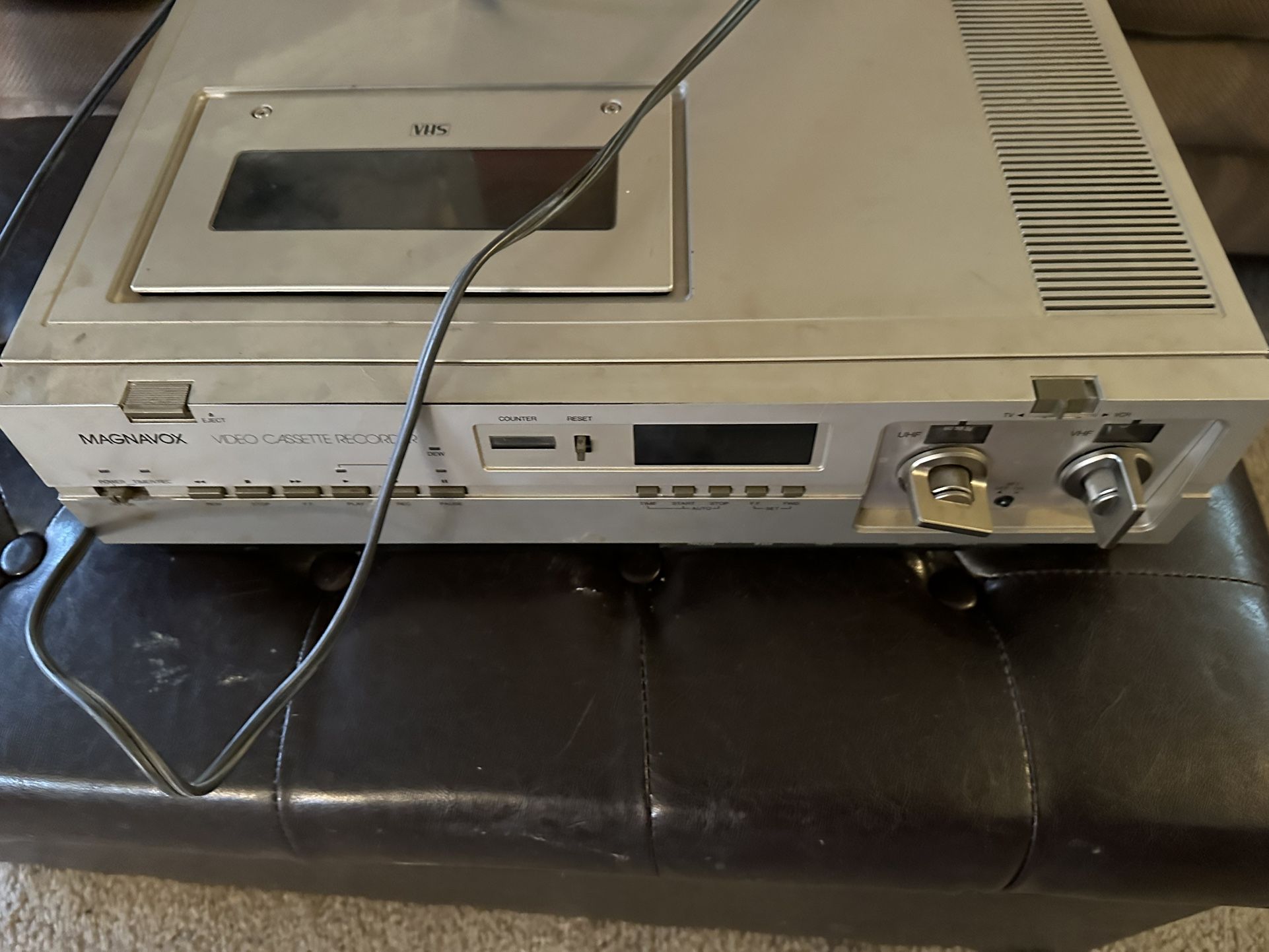 Antique magnavox video cassette recorder