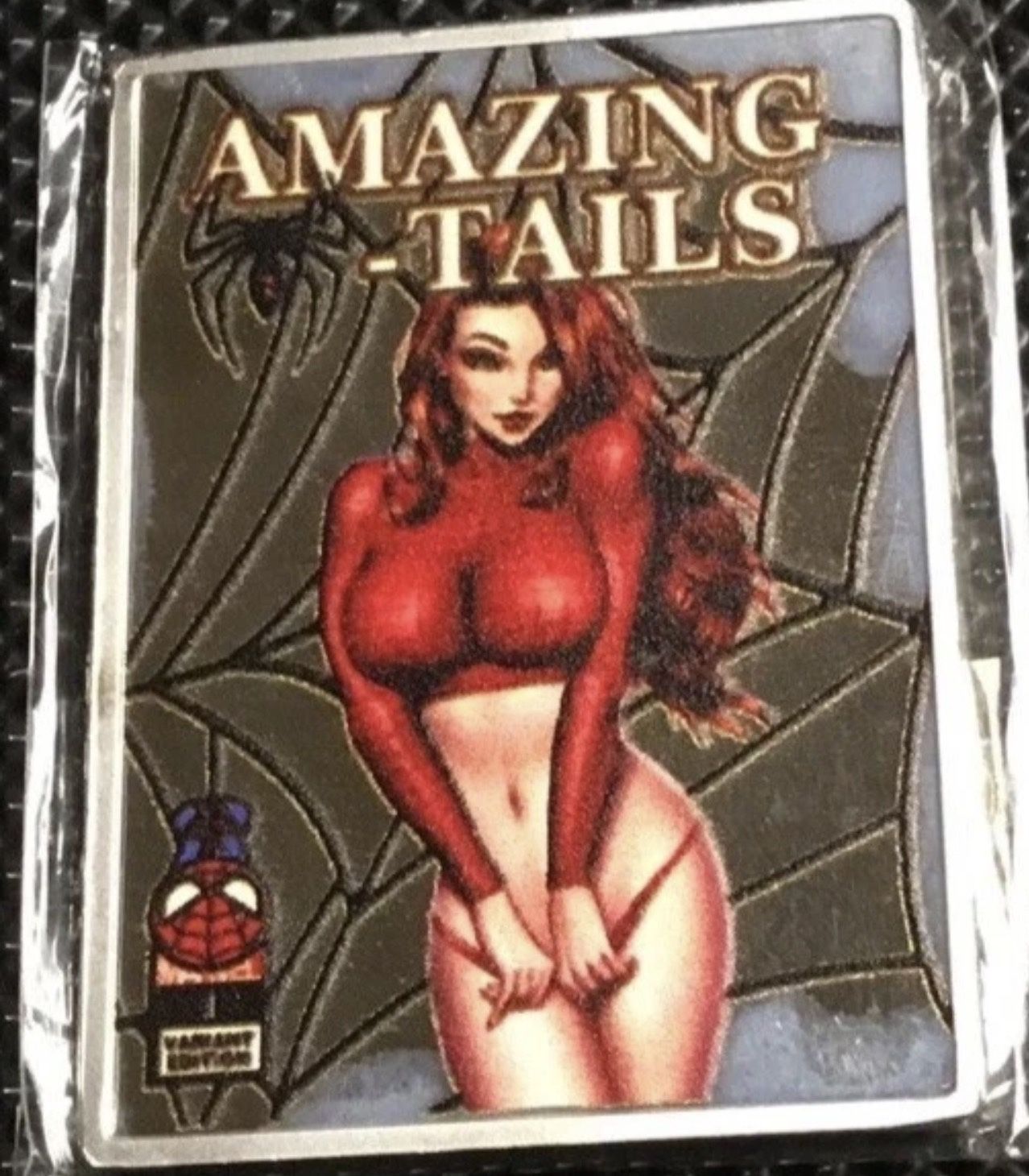 1oz SILVER AMAZING TAILS SPIDER-MANS SPIDEYGIRL EXOTIC COMICS COLLECTORS SERIES
