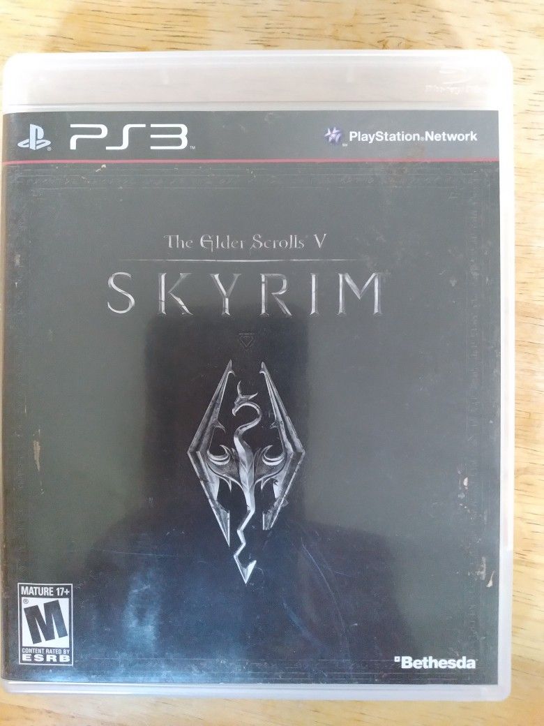 Skyrim The Golden Scrolls Game For PS3