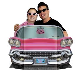 Pink Convertible Photo Prop Party