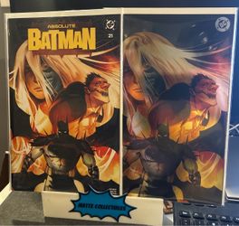 ABSOLUTE BATMAN #21 EXCLUSIVE ANDOLFO TRADE DRESS & VIRGIN FOIL SET