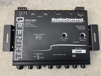AudioControl THREE.1 In-dash equalizer with 2-way crossover