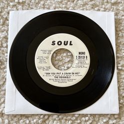 The Originals “Ooh You (Put A Crush On Me)” Vinyl 7” Single Rare Sweet Soul 1973 Soul Records White Label Promo Mint Unplayed Copy Hard To Find. 