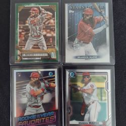 Brandon Marsh Rookie Baseball Card Collection!!