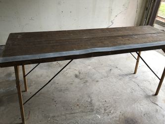 Vintage Wall Paper Table