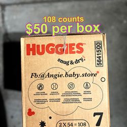 Huggies snu and dry size 7