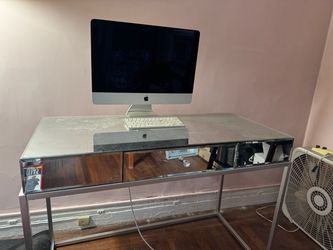 Mirrored desk