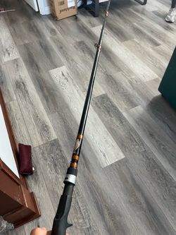 Seeker bass casting rod custom wrapped