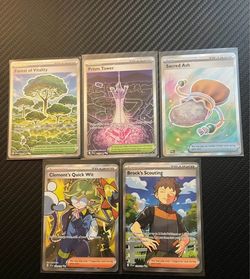 Pokemon full art trainer cards