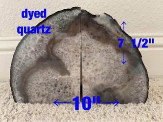 Dyed  quartz  (10" x 7  1/2")  -  $50