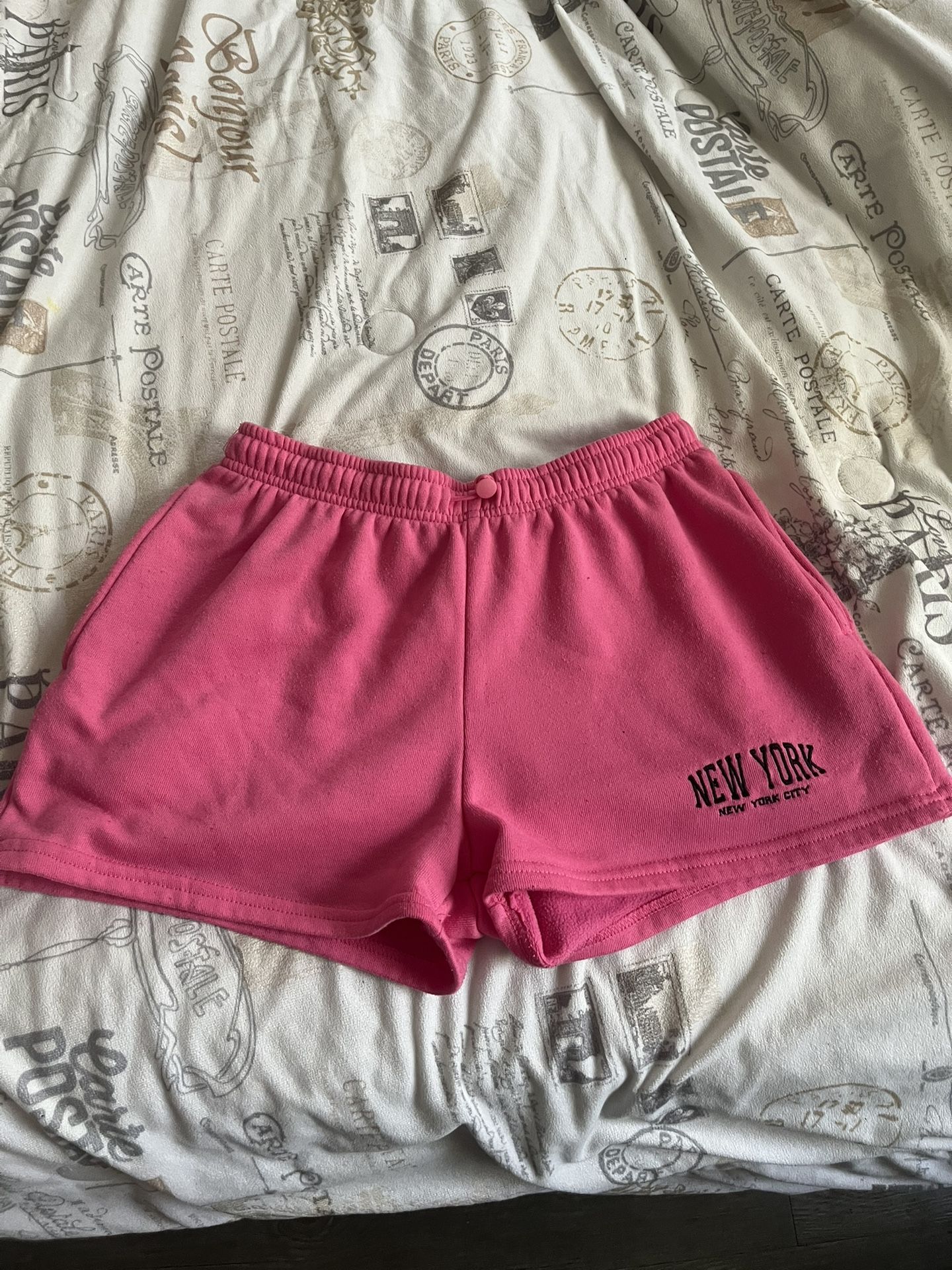 Hot pink shorts