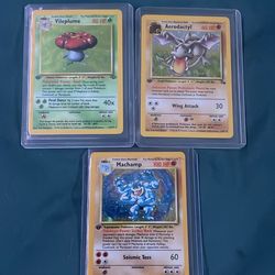 TCG Pokemon Cards 1ST Edition Holographic Vintage Set