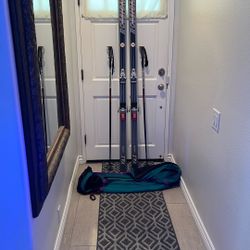 Skis Bindings Poles And Bag Am N