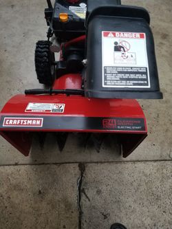 Craftsman 24" snowblower with electric start