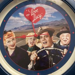 I Love Lucy Collectors Talking Wall Clock