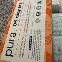 Newborn diapers Pura brand
