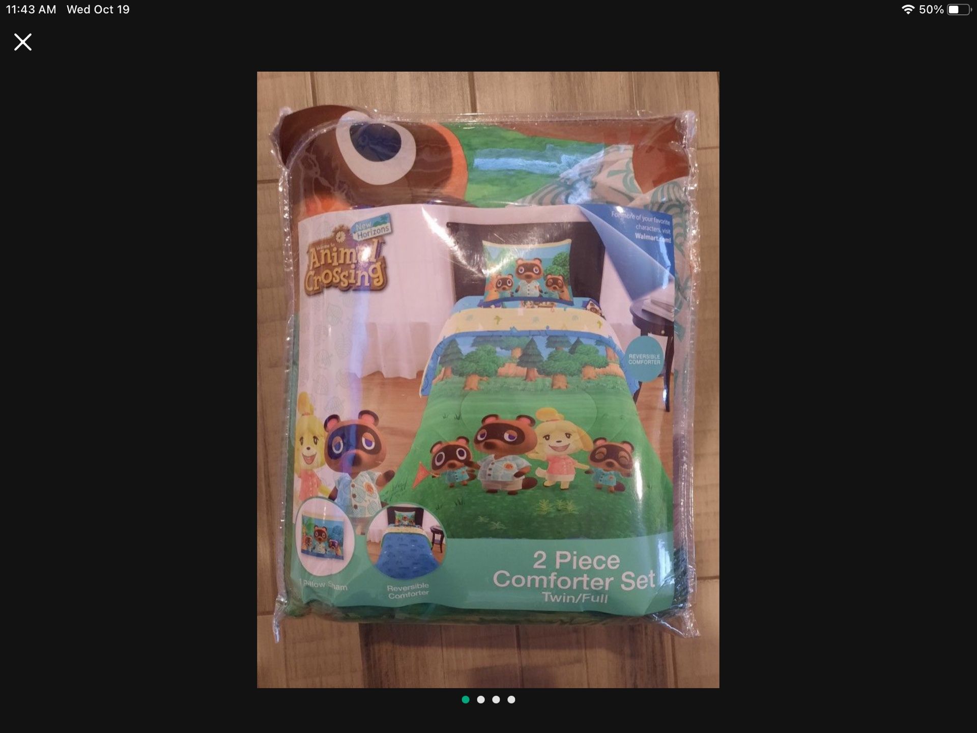 Animal Crossing Twin Bedding