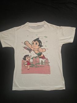 Vintage Astro Boy T-Shirt Retro Anime Tezuka Mighty Atom