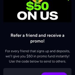 Free 50$ If You Use Promo Code