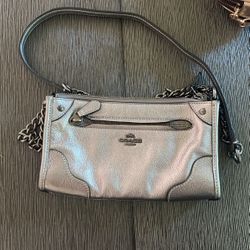 Silver Coach Purse