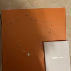 Star Pendant Necklace (never Used)