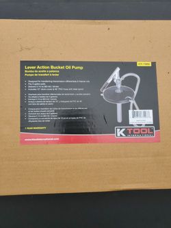 Lever Action Bucket Oil Pump KTI-73993