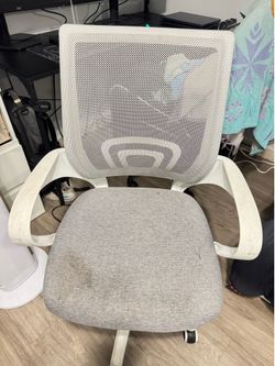 Computer desk and chair