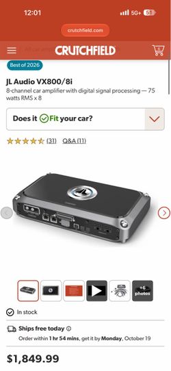 JL audio 800/8i amplifier