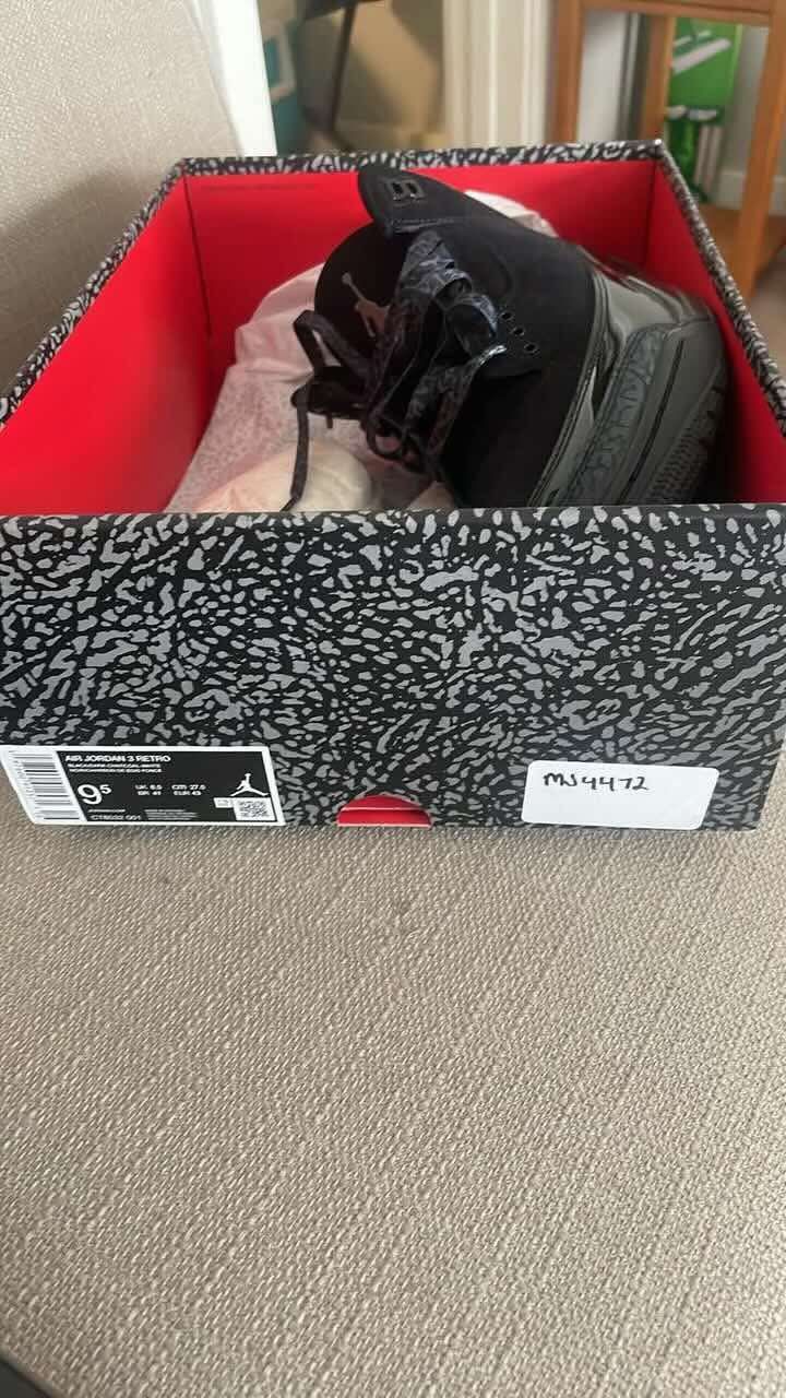 Air Jordan 3 Retro 'Black Cat' 2025