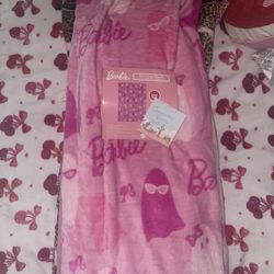 Barbie Ghost Halloween Blanket 