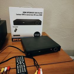 FREE Sylvania DVD Player With Box Cables Remote