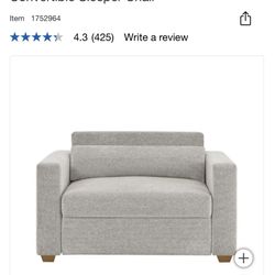 Sofa Twin Sleeper Costco Accent Chair 