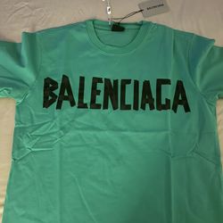 Green Balenciaga medium Fit T-Shirt 