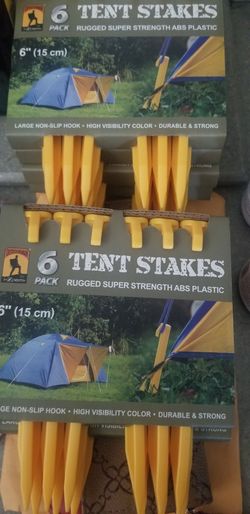 OUTDOORSMAN 6-Pack Tent Stakes