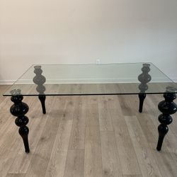Glass Modern Dining Table 
