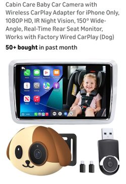 Car Cabin Baby Camera (iPhone Only) New Unopened